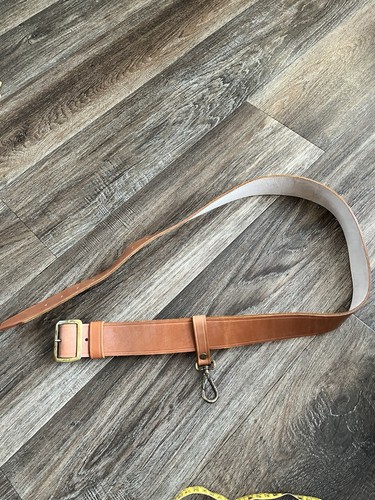 Linesman belt tan leather - belt,