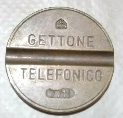 Gettone telefonico con - gettone,