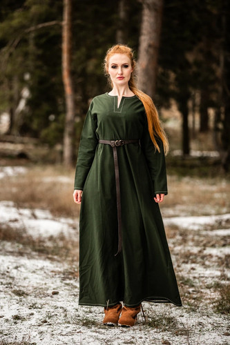 Sottoveste vichinga verde