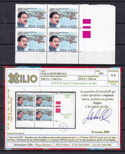Italia 2003 caproni dent - italia,