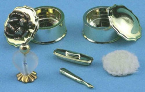 Set boudoir oro per bambole - boudoir,