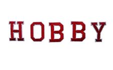 *HH* Toppa Patch Hobby Lettere Decorazione Ricamo Ricamata Lettera Rossa