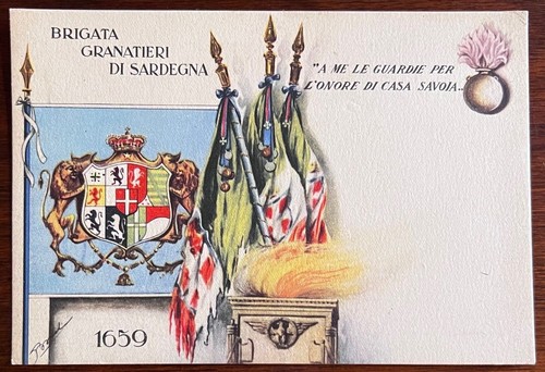 Cartolina militare brigata - cartolina, "brigata
