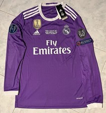 Maglia Calcio Ronaldo 7 Real Madrid Champions League Final Cardiff 2017 Retro