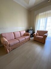 divano 3 posti + 2 poltrone  tessuto completamente sfoderabile