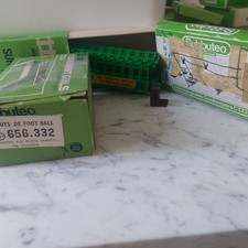 Subbuteo LOTTO MISTO SCATOLE VUOTE VARIE E STACCIONATA COMPLETA vedi foto