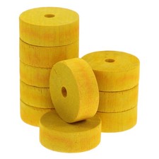  10 Pcs Ruota in Legno Pneumatici Per Auto Giocattolo Ruote Artigianali