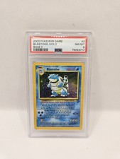 Pokemon Card Blastoise 2/130 Set Base PSA 8 Cosmos Holo ENG Near Mint