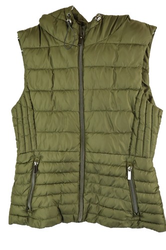 Gilet imbottito verde zara - gilet,