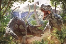 Dinosaur battle david - dinosaur,