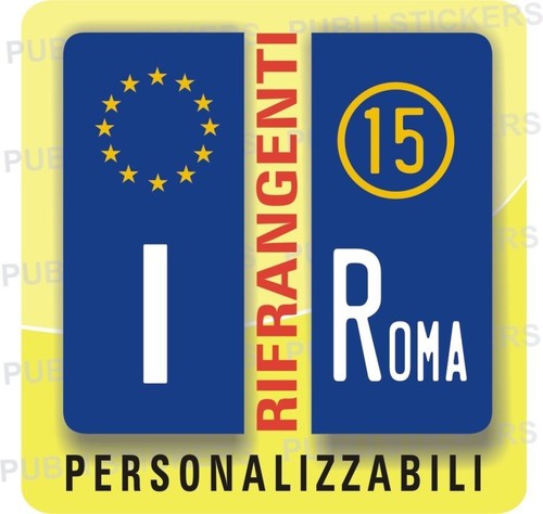 Adesivi targa europa auto - 2,