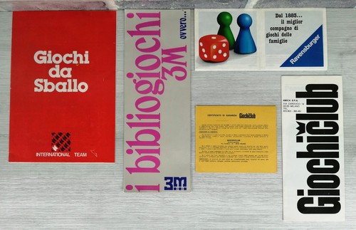 Lotto cataloghi giochi da - giochi,