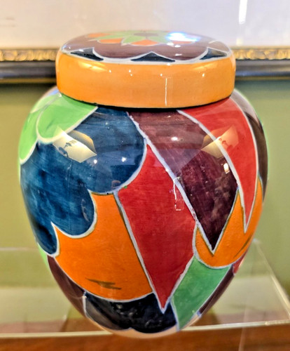 Antica urna con coperchio art - urna,