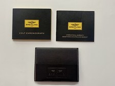 Breitling Colt Cronografo Manuale Libretto Porta Libretto Autentico