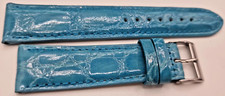 Pregiato cinturino artigianale vero cocco turchese handmade mm16-17-18-19-20-22