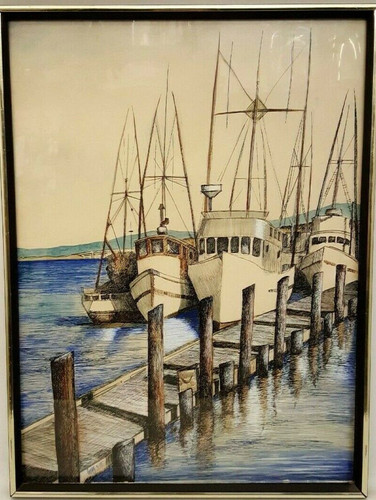 Quadro disegno acquerello