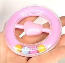 BABY AMORE sonaglio per bambola kawaii rosa cuori pastel