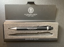 MATITA e SCATOLA METALLO NERO A.G.SPALDING & BROS. 520 fifty Avenue NEW YORK