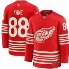 Maglia Patrick Kane Detroit Red Wings Centenario 100 anni 2025-26 tutta cucita