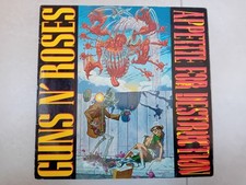Guns 'N' Roses - Appetite For Destruction - LP EU 1987 - 1st Cover Non Censurata