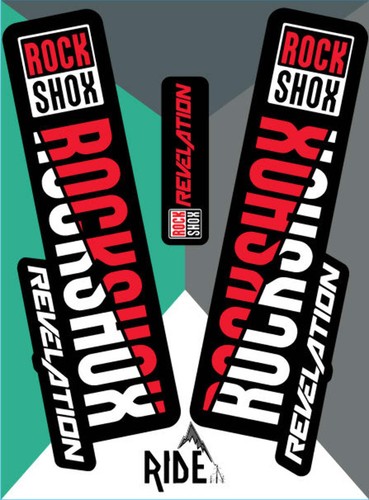 Rockshox revelation decal kit - rockshox,