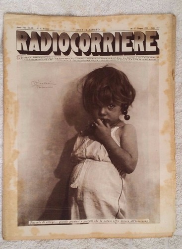 Radiocorriere eiar 1931 vii - eiar,