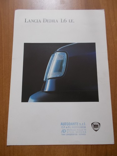 Depliant pubblicità lancia - pubblicità,