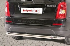 Tubo protezione posteriore acciaio inox lucido 60mm SsangYong Rexton W 2013-2017