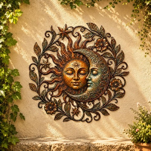 Sun moon metal - moon,