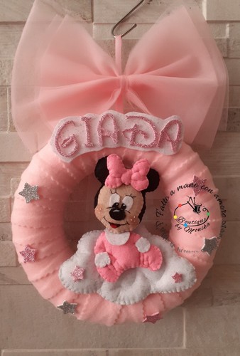 Fiocco nascita bimba - , minnie