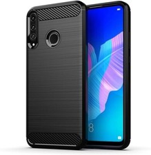 CUSTODIA COVER CARBON TPU per HUAWEI P40 LITE E + PELLICOLA VETRO TEMPERATO