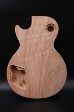Corpo chitarra Flame Mogano Set in impiallacciatura acero fiammato pezzo unico legno Made