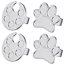 4 Pcs Piastra Per Anello Da