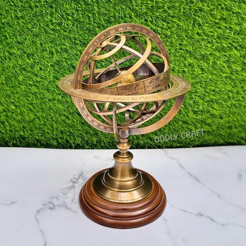 Sfera armillare ottone - sfera,