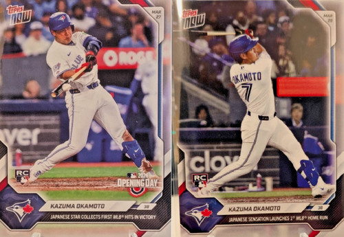 Two cards 2026 topps now - -,