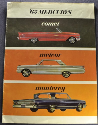 1963 mercury brochure - 1963, monterey