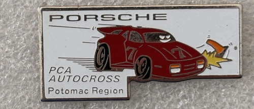 Pin porsche rouge red - pin's, pca