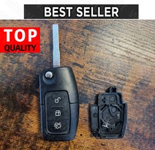 Guscio CHIAVE+Lama Flip 3 Tasti per Ford Fiesta Focus Galaxy Kuga S C Max Mondeo