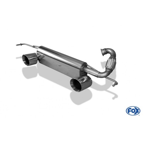 Silenziatore sportivo duplex