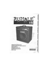 Fender Rumble 15 Manuale Di