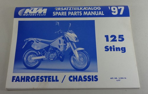 Ktm 125 sting catalogo ricambi - ktm,