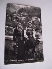 Vercelli - in Valsesia costume di Fobello - spedita f. p. 1951