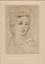 34946 vecchia cartolina artistica silvio consadori  la vergine