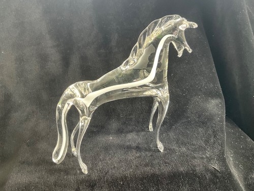 Vintage murano glass horse - vintage,