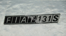FIAT 131 S SCRITTA STEMMA LOGO