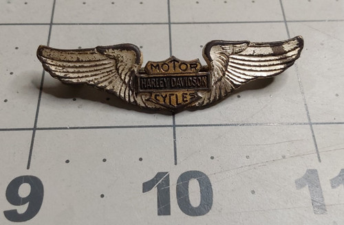 Spilla harley davidson - harley, wings