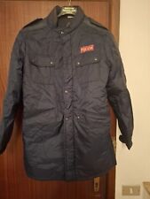 Polizia Giacca a vento blu vintage anni 80 - Giubba blu Polizia vintage