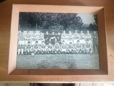 QUADRETTO FOTO JUVENTUS ANNI 60/70 CORNICE EPOCA 