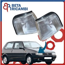 Set 2 Fanale Fanalino Freccia Anteriore Fiat Uno Ry Tipino Fanale Bianco Dx Sx
