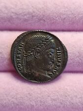 MONETA ROMANA IMPERIALE ANTICA RARA - FOLLIS RIDOTTO DI COSTANTINO I° - RARITA'
